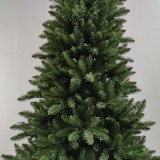 New Hot Sale Prelit 8ft Hinged PVC Christmas Tree with Lights and Metal Stand