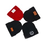 Colorful plain acrylic fitted long beanie blank