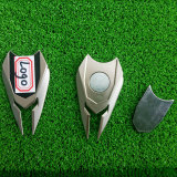 Hot Selling Personalized Zinc Alloy Golf Divot Repair Tool
