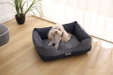 Waterproof Breathable Orthopedic Dog Bed Oxford Fabric Bolster Pet Beds