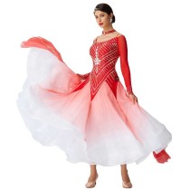 B-2020 ballroom waltz dresses for ballroom dancing standard competition standard modern dance dress woman foxtrot dress for sale