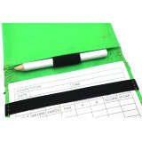 High Quality Leather Golf Scorecard Holder with Insert Card and Pencil