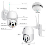 Icsee 5mp Wifi Ip Camera Onvif Wireless Bullet Waterproof Outdoor Camera Two Way Audio Motion Detection