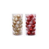 Christmas Balls 5Cm Christmas Tree Decoration Balls Plastic Christmas Decoration