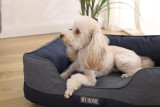 Waterproof Breathable Orthopedic Dog Bed Oxford Fabric Bolster Pet Beds