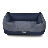 Waterproof Breathable Orthopedic Dog Bed Oxford Fabric Bolster Pet Beds