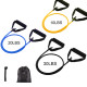 Wholesale workout fitness Gym pull up latex resistance tube band set with handle