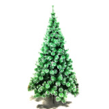 Tinsel 12Ft Yellow Artificial Metal Collapsible Christmas Tree
