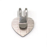 Heart-shaped Steel Magnetic Golf Ball Marker Hat Clip