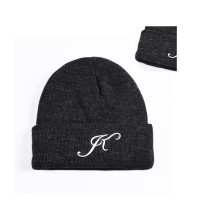 100% acrylic beanie low moq embroidery hat winter