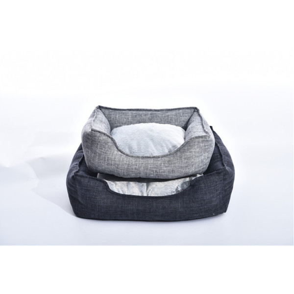 Custom logo promotional plaid style pet bed