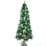 Led Lighted Glass Cardboard Dancing Large Snow Flocked PE Mixed PVC Christmas Trees