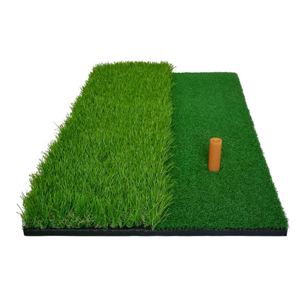Factory Price Artificial Turf Hitting Mat Rubber Bottom Portable Golf Hitting Mat Golf Training Rubber+artificial Turf 30*60cm