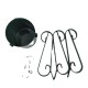 Indoor and Outdoor Quality Metal Stand for Live Christmas Tree