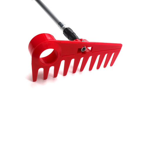 High Quality Adjustable Length Plastic Rake Aluminum Handle Golf Rake Bunker