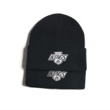 Design own your logo embroidery on black beanie hat knitting pattern