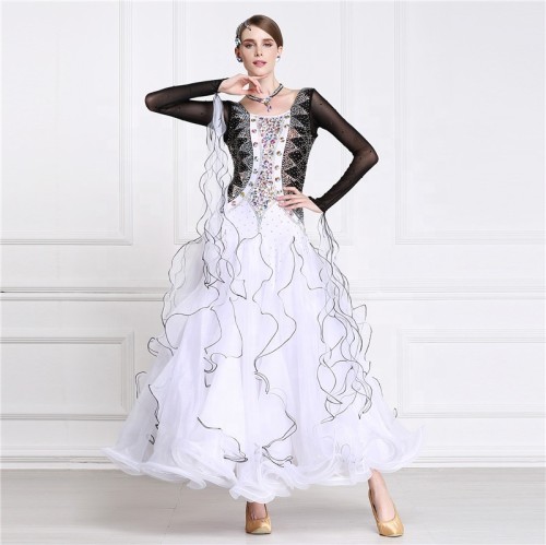 B-14779 custom ballroom dance dress for competition