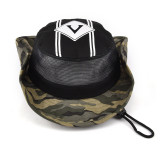 Bucket Hat Outdoor Wide Brim Bucket Hat Wholesale Custom Designed Logo Men and Women Bucket Hat