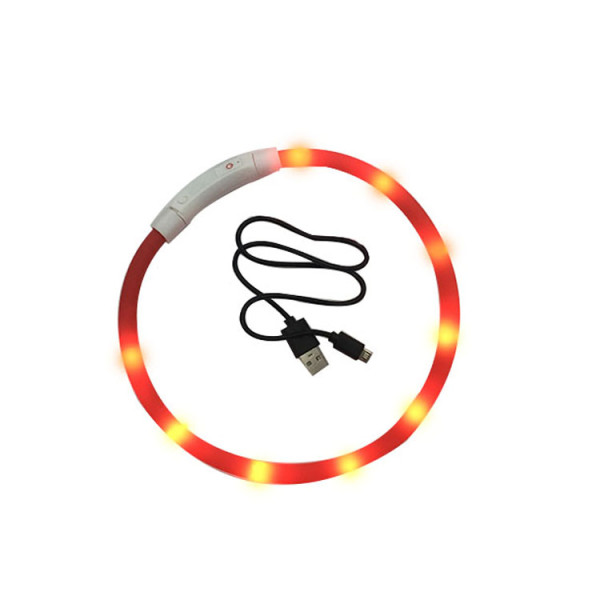Led Flashing Night Glows Safety Usb led dog collar