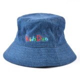 High quality solid fisherman sun hat bulk order jean bucket hat denim