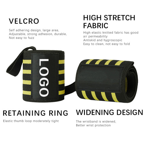 Adjustable Exercise Protection Multi Colored Powerlifting Weight Lifting Gym Wrist Support Band Wraps