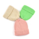 shenzhen Aung crown brand knitted designer beanie hat custom logo