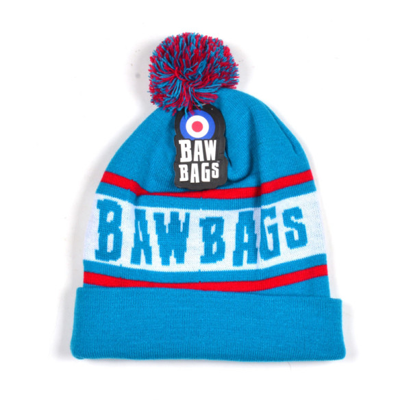 Bulk pom pom knit jacquard winter beanie caps and hats made in china