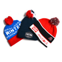 winter knit custom beanie cap cheap custom beanie cap