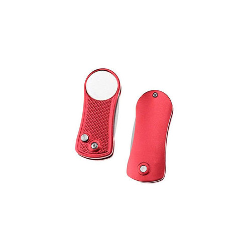 Hot Selling Personalized Aluminum Handle and Steel Fork Golf Divot Tool