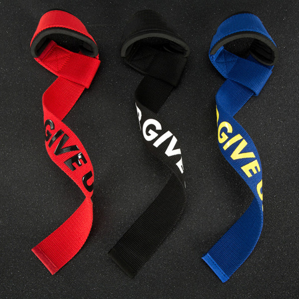 Custom Logo Wrist Protection Bodybuilding Training Gym Weight lifting Wrist Straps