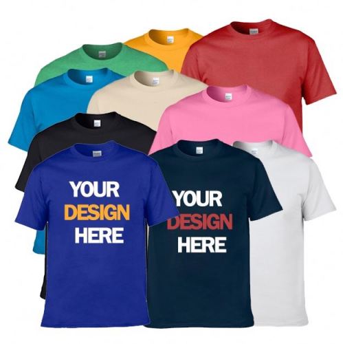 Breathable Soft Cotton  Custom Logo Shirt For Work Shirts Custom Logo Tag Order Custom Print Shirt