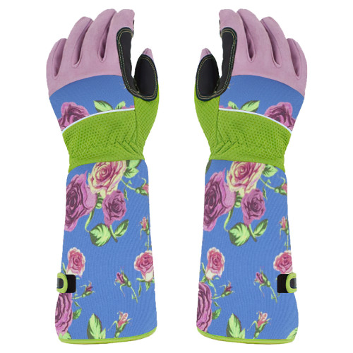 Custom Thorn Proof Gardening Gloves For Women Men Logo Long Garden Gloves