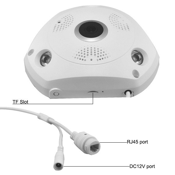 Panoramic Camera Mini Webcam Wifi Smart Net V380 Webcam