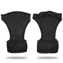 Wholesale Custom Black Fitness Weight Lifting Padded  Half Finger Gloves Sports Gym