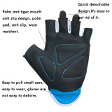 Customizable Quality Pink Lady Women Men Workout Sport Gloves Gym Half Finger