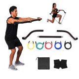 Fitness Weightlifting Workout Exercise Leg Muscle Training Kit Bow Portable Home Gym Resistance Bands Set