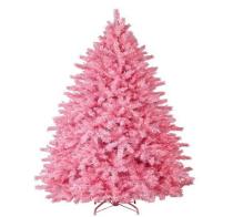 Led Lighted Glass Pink Music Dancing Christmas Tree