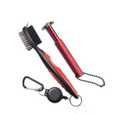 High Quality Golf Cleaning Tool Combo Golf Club Sharpener and Retractable Golf Club Brush