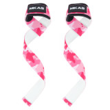 Custom Logo Deadlift Training Weight Lifting Straps For Wrist Gym Camo Powerifting Wrist Straps