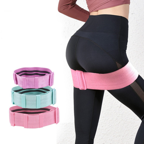 Factory Direct Price Adjustable loop booty Bands Gym Hip Circle adjustable Resistance Band