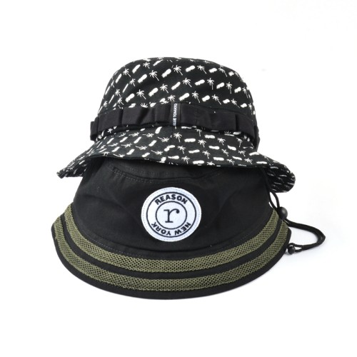 New 5 panels fashion caps Bucket Hat For Men Women Fishermen Hat Fashion Bucket Cap