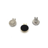 Holding Black/Silver Ball Marker Steel Magnetic Golf Hat Clip