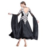 B-1875 Custom ballroom dance competition dresses high-end ballroom standard dance dresses social modern dance dress for sale