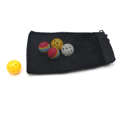 New Arrival PVC Fabiric Golf Ball Mesh Bag for Golf Ball or Pickleball
