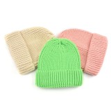 shenzhen Aung crown brand knitted designer beanie hat custom logo