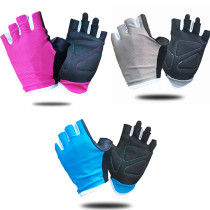 Customizable Quality Pink Lady Women Men Workout Sport Gloves Gym Half Finger