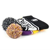 Jacquard acrylic winter knitted hat /winter knitted hat /pom pom knitted hat
