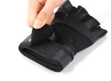Custom Sample Service Sheepskin Leather Cross Training Gloves With Wrist Support