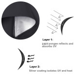 Custom Golf Umbrella with Double Layers Wind Proof