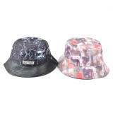 fashion cheap hip hop outdoor sport style large brim custom tie dyed bucket hat